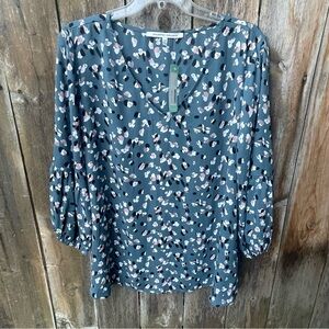 Collective Concepts Stitch Fix Romain V-Neck 3/4 Sleeves Blouse Sz. 2X